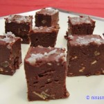 Chokladtryffel med apelsin och havssalt Chokladtryffel med apelsin och havssalt