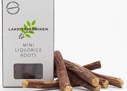 Lakritsrötter Används som naturgodis, tugga på roten som den är eller som smaksättning i matlagning, bakning eller i te från lakritsfabriken Ramlösa